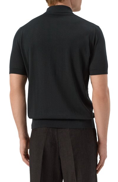 Хлопковое поло FEDELI, арт. 8UED5921, фото 4