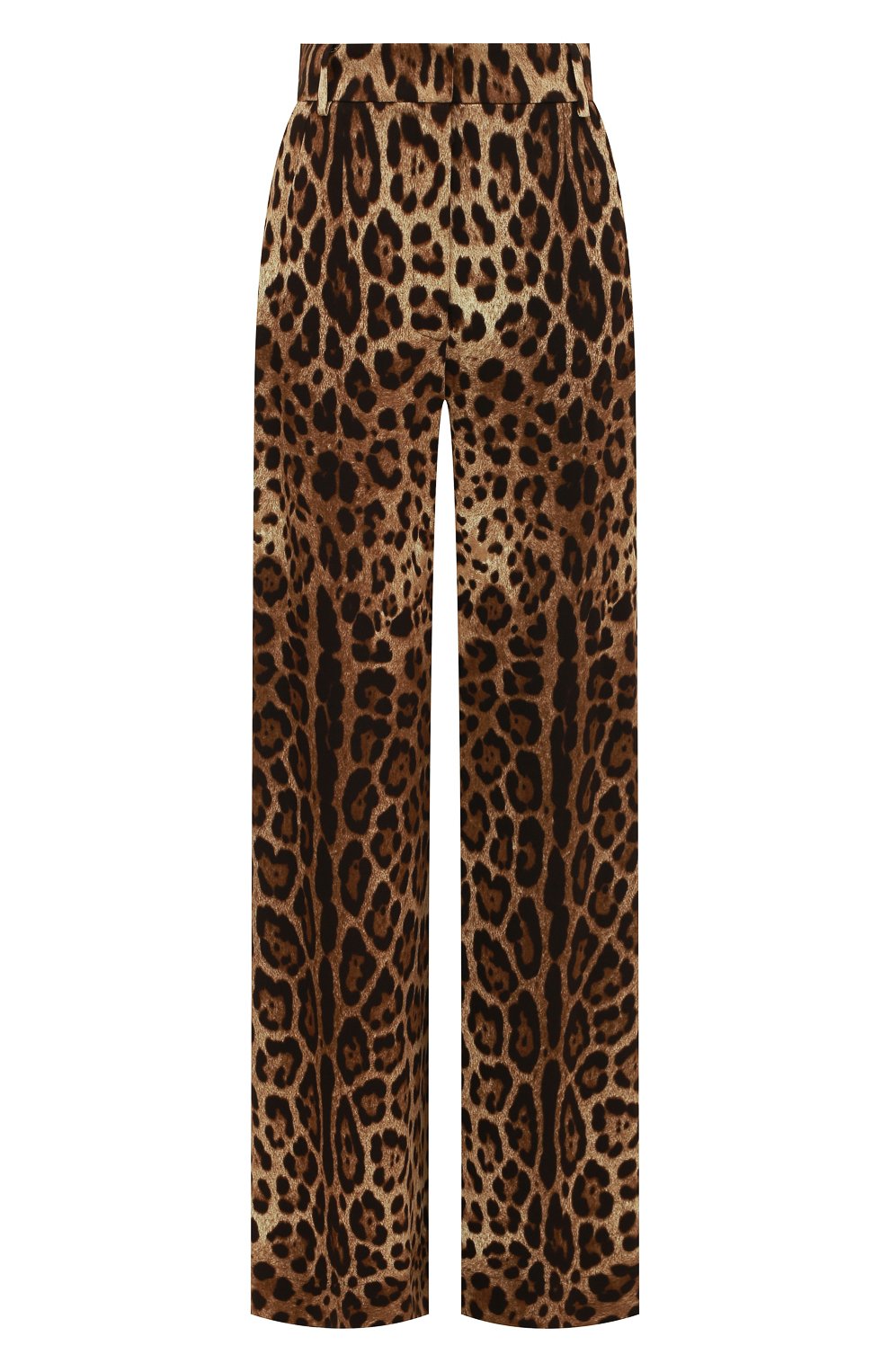 Брюки из вискозы DOLCE & GABBANA леопардового цвета по цене 125500 руб., арт. FTBDKT/FSRKI, фото 1 Брюки из вискозы DOLCE & GABBANA, арт. FTBDKT/FSRKI, фото 1