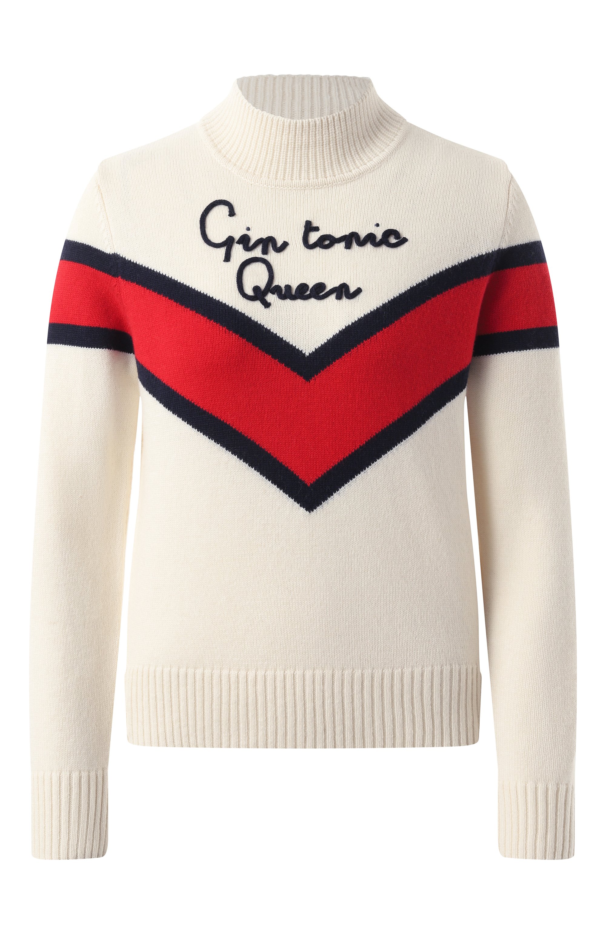 Свитер из шерсти и вискозы MC2 SAINT BARTH кремового цвета по цене 19800 руб., арт. PEAK/04167G, фото 1 Свитер из шерсти и вискозы MC2 SAINT BARTH, арт. PEAK/04167G, фото 1