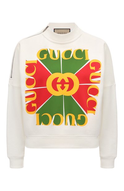 Женский хлопковый свитшот GUCCI, арт. 717406/XJE5N