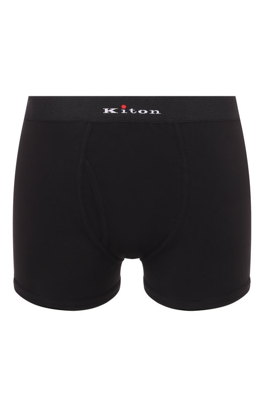 Хлопковые боксеры Kiton UNWBX16K0747D01 Чёрный UNWBX16K0747D01