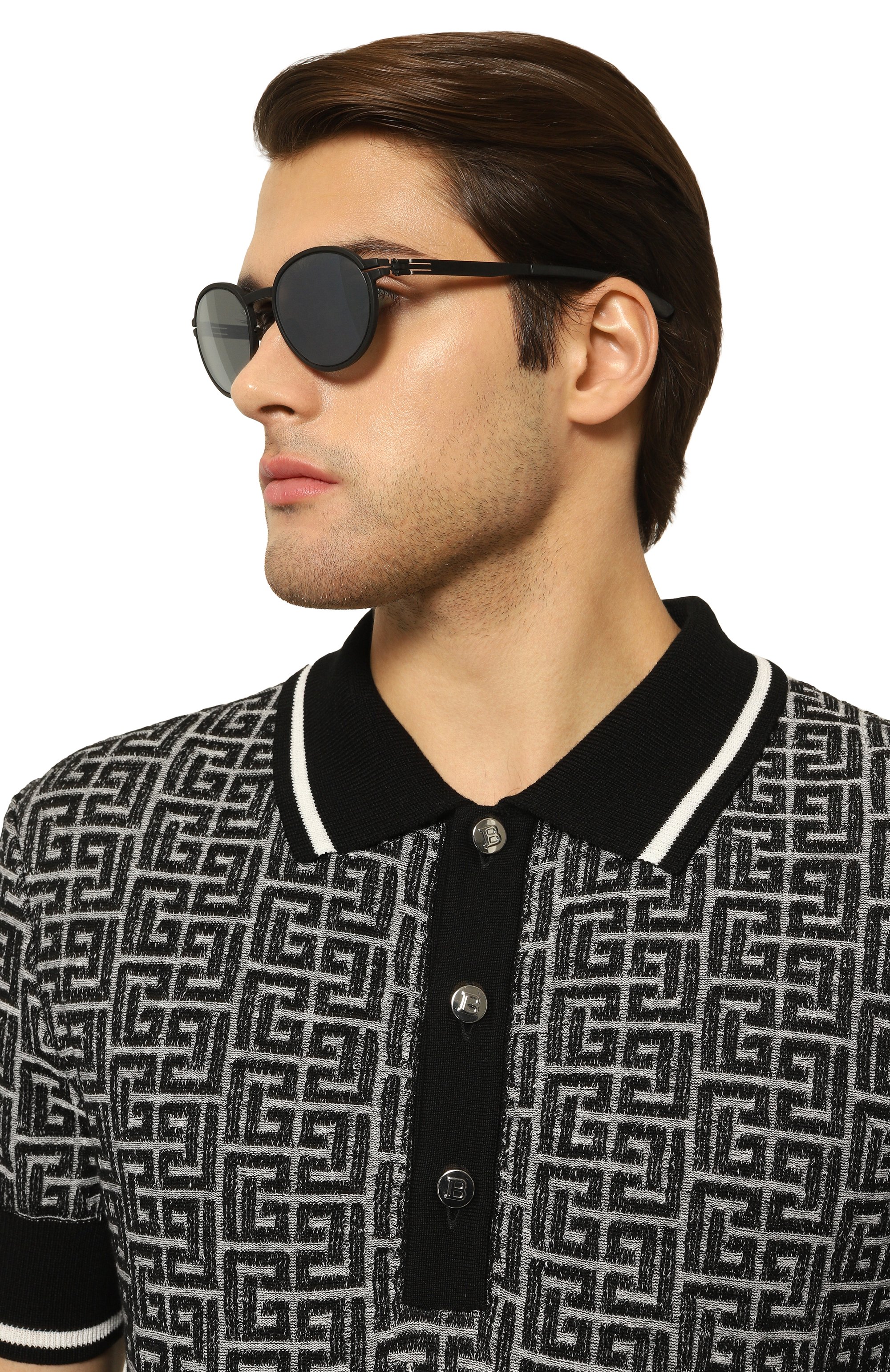 Солнцезащитные очки IC! BERLIN, арт. IB-SKYWAY BLACK² M00NLIGHT-MIRR0RED-P0LARIZED D0NN, фото 3