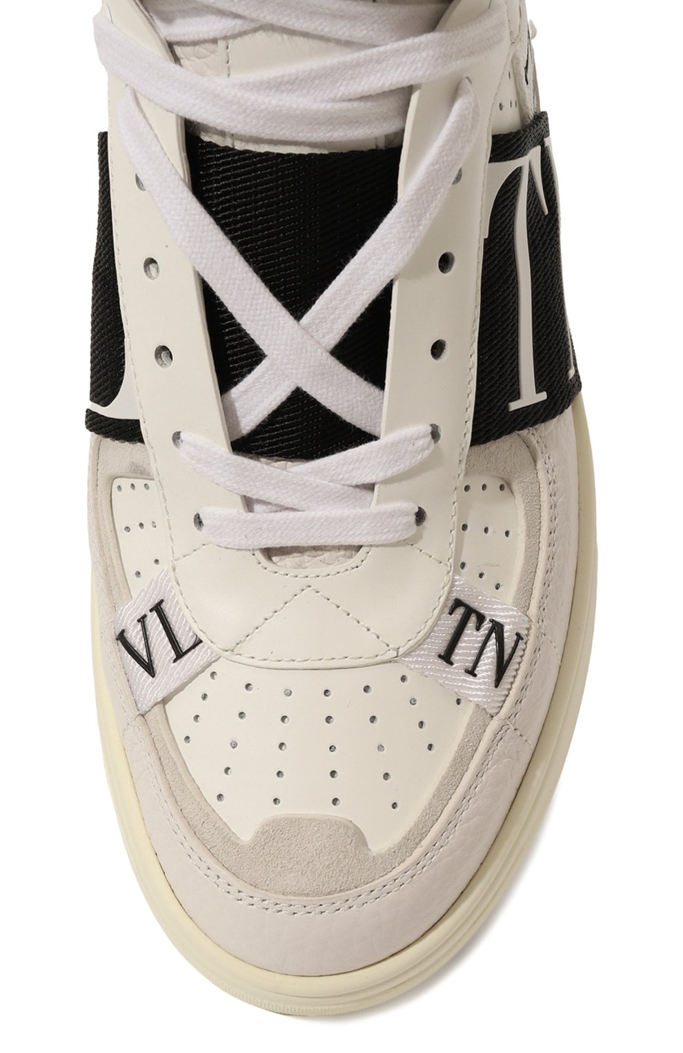 Кожаные кеды vl7n VALENTINO белого цвета по цене 99450 руб., арт. VY2S0E03/WRQ, фото 6 Кожаные кеды vl7n VALENTINO, арт. VY2S0E03/WRQ, фото 6