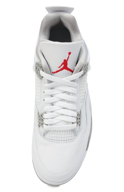 Кеды air jordan 4 retro white oreo NIKELAB, арт. CT8527-100, фото 5