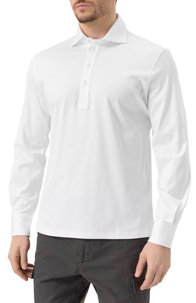 Хлопковое поло BRUNELLO CUCINELLI, арт. M0B133914, фото 3