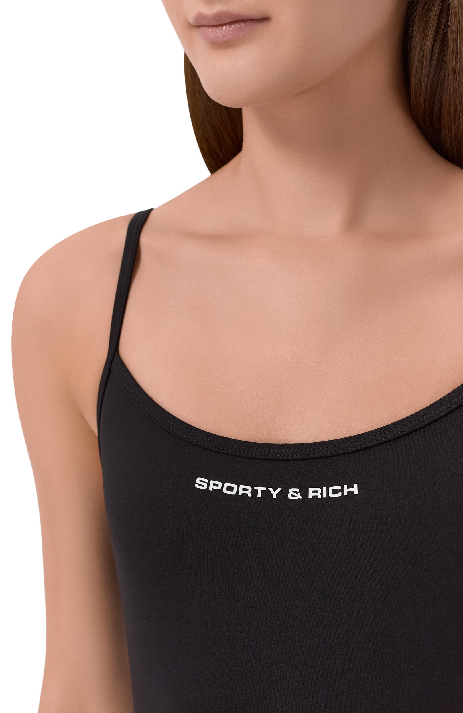 Комбинезон SPORTY AND RICH черного цвета по цене 20750 руб., арт. JS00188315BA01, фото 5 Комбинезон SPORTY AND RICH, арт. JS00188315BA01, фото 5