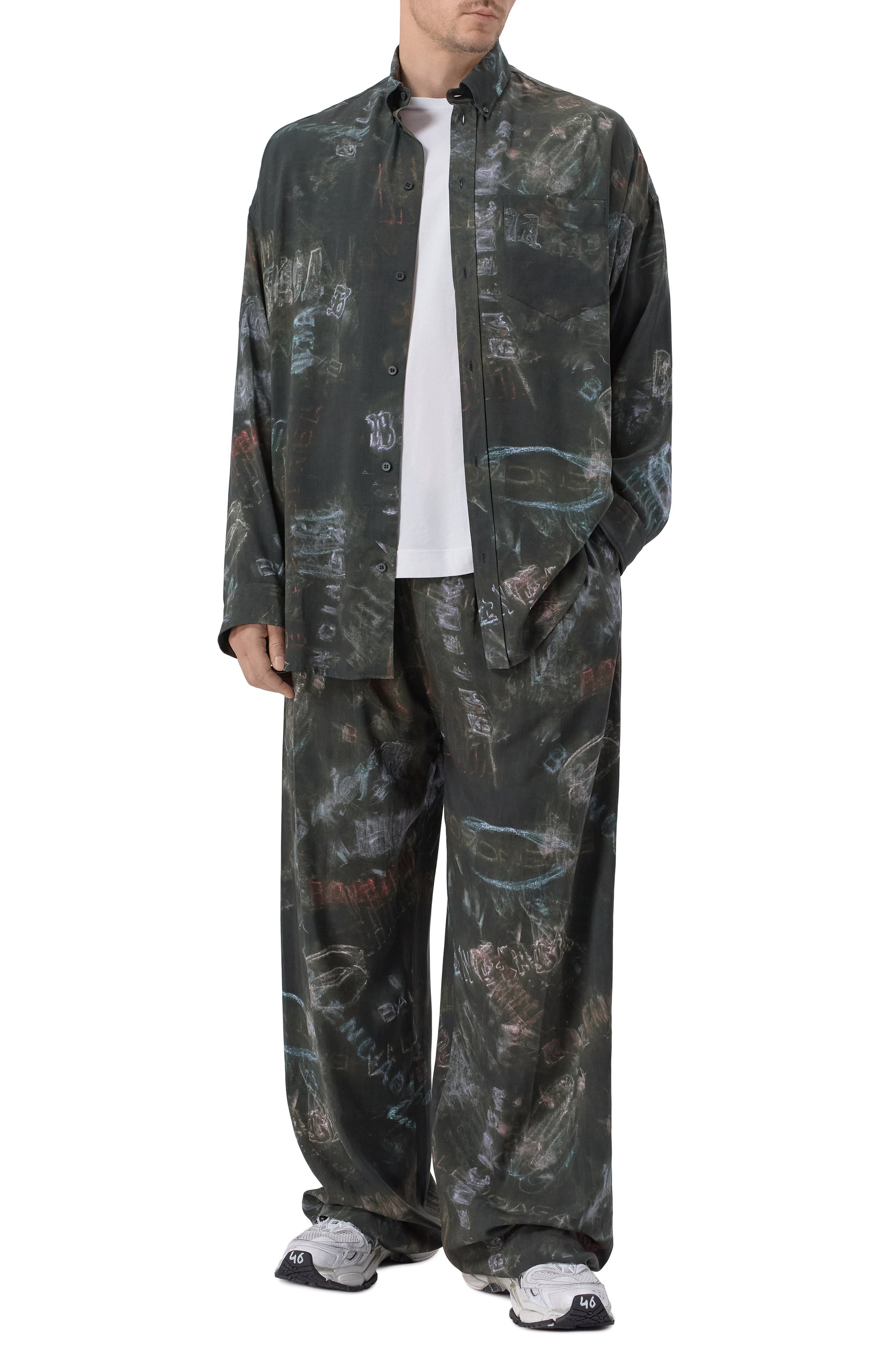 Брюки из вискозы BALENCIAGA, арт. 850716/TTL78, фото 2