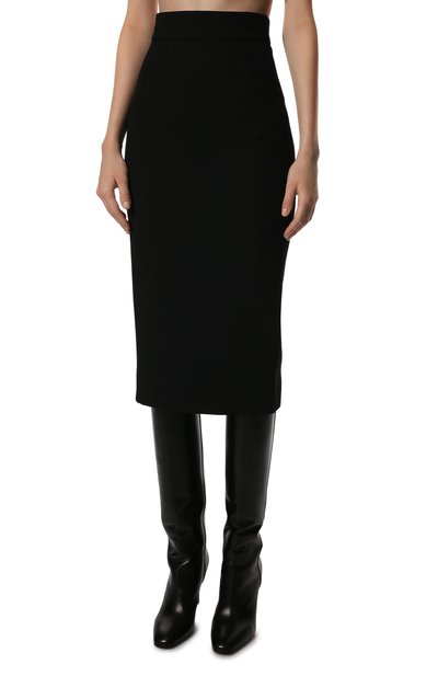 Юбка из вискозы и шерсти DOLCE & GABBANA, арт. F4CA0T/FU3QE, фото 3