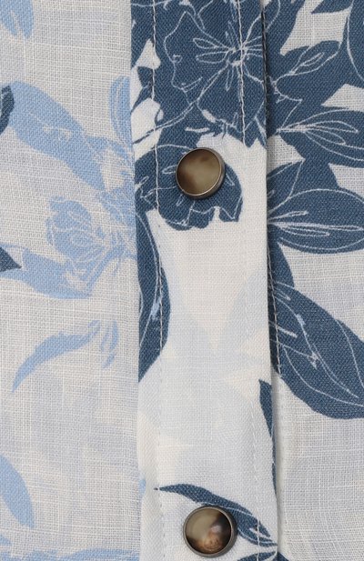 Льняное платье-рубашка BRUNELLO CUCINELLI, арт. B633SA403C, фото 3