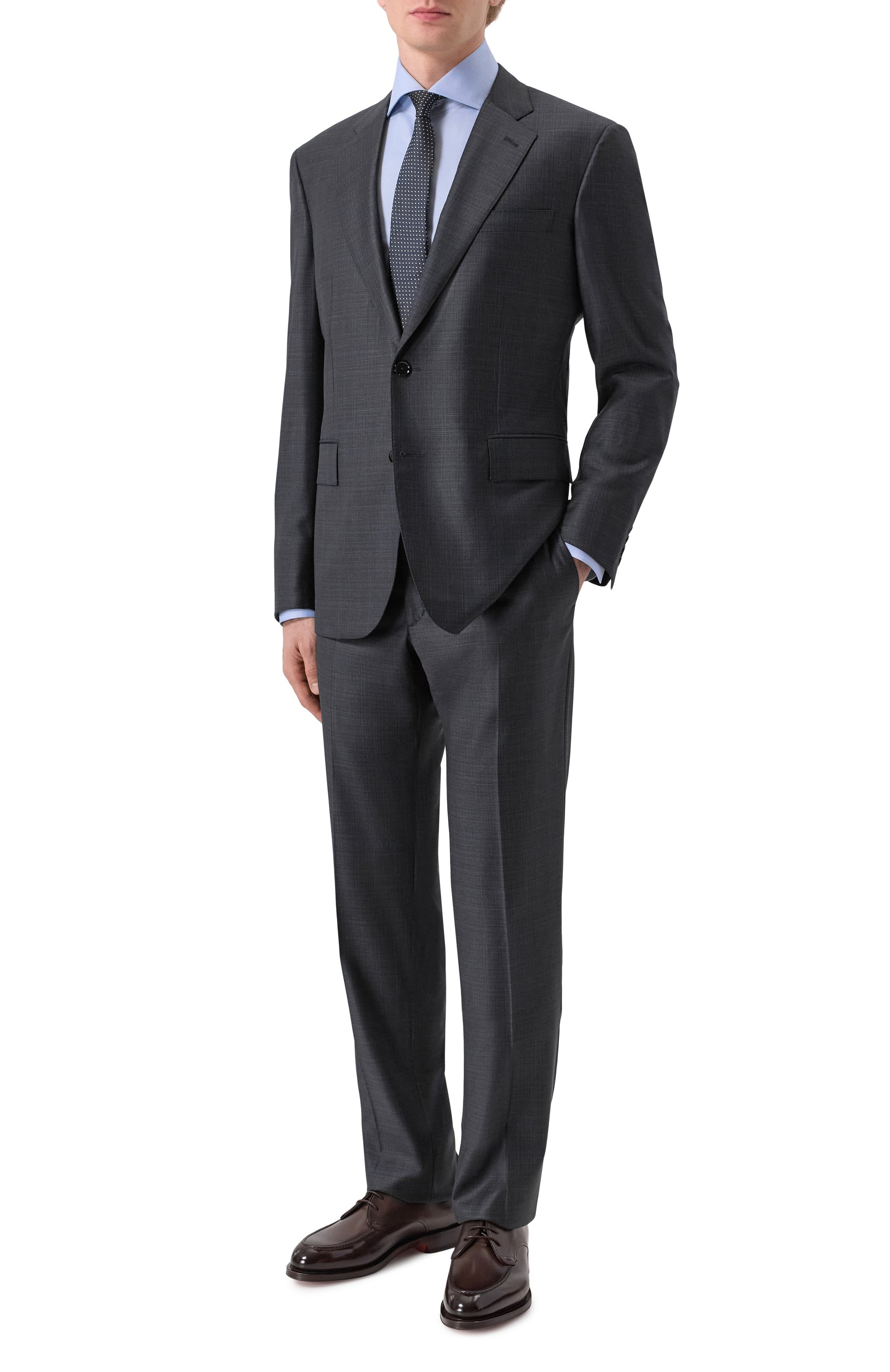 Кожаные дерби colin SANTONI, арт. MCCG18999MD3HVSY, фото 2