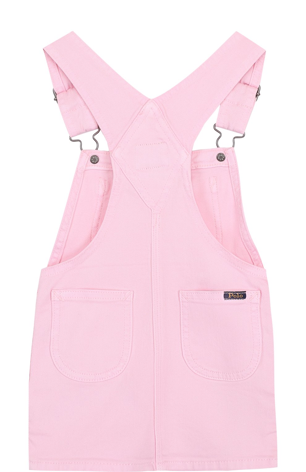 Джинсовый комбинезон из мини-юбки POLO RALPH LAUREN розового цвета по цене 10700 руб., арт. 311689945, фото 2 Джинсовый комбинезон из мини-юбки POLO RALPH LAUREN, арт. 311689945, фото 2