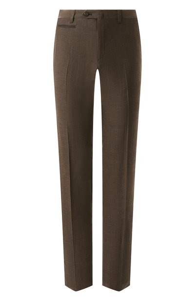 Мужские брюки из шерсти и льна CORNELIANI, арт. 254B05-2514164