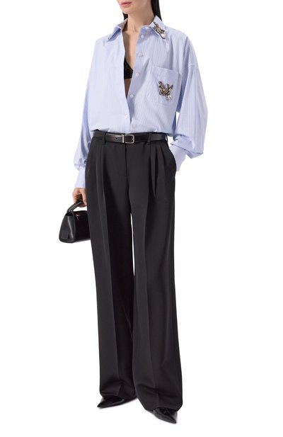 Шерстяные брюки DOLCE & GABBANA, арт. FTDMIT/FU21E, фото 2