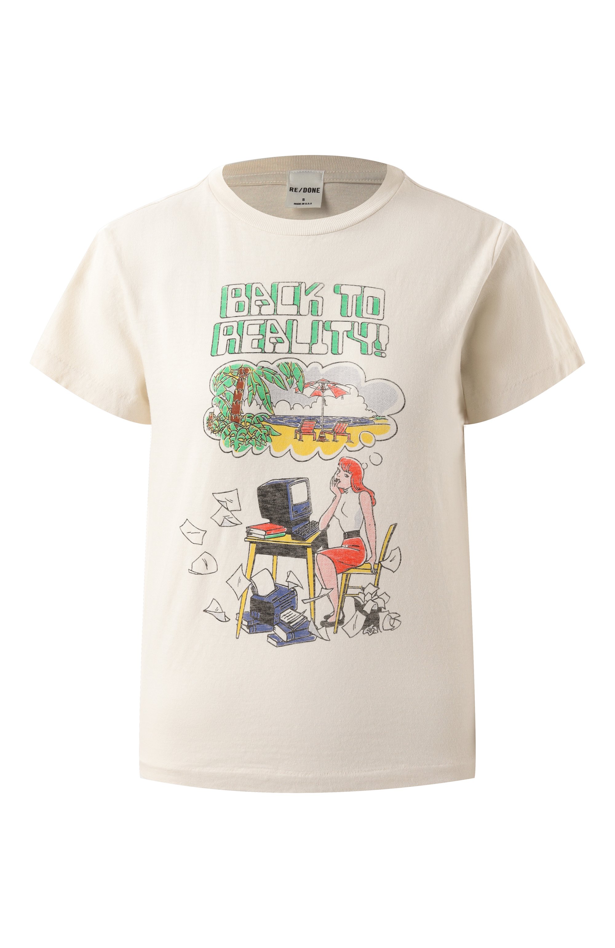 Хлопковая футболка RE/DONE, арт. 024-02WCGT305, фото 1