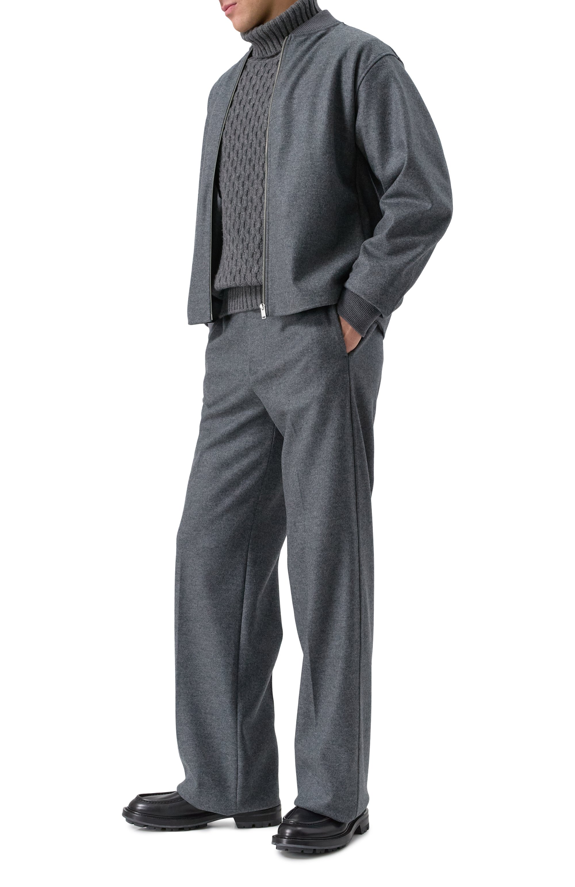 Шерстяные брюки JIL SANDER, арт. J22KA0227/J40045, фото 2