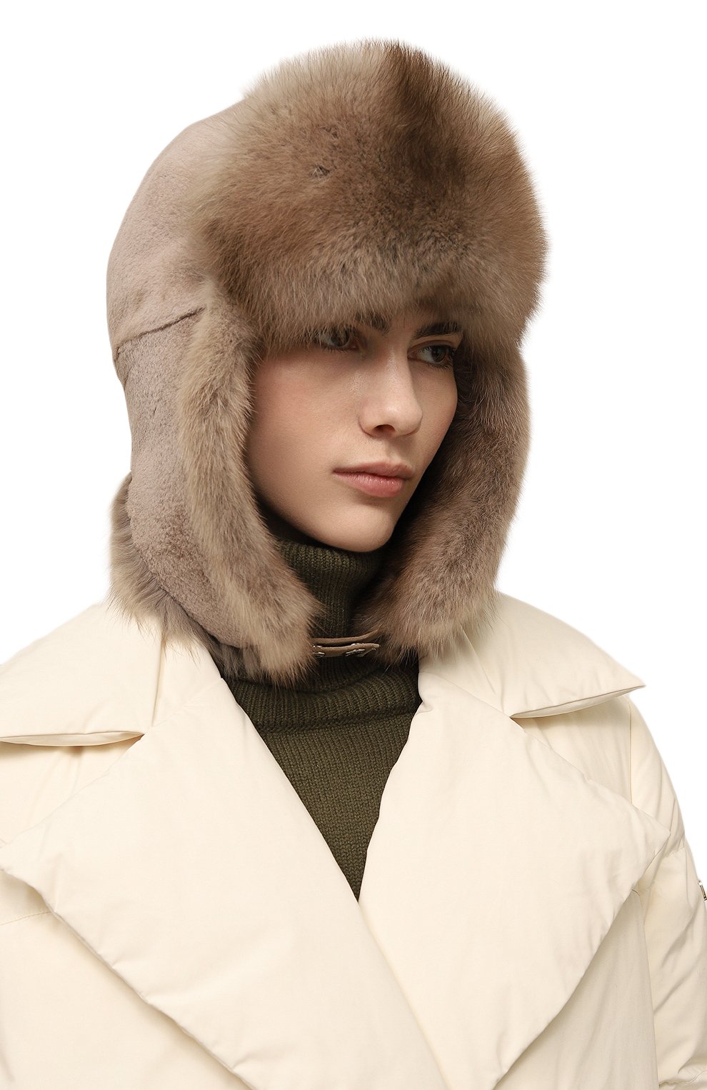 Шапка-ушанка из меха норки и соболя VICTORIA KUSENKOVA, арт. 091913694097, фото 2