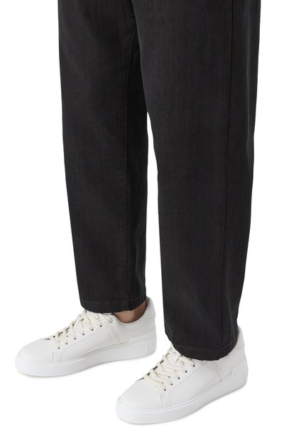 Кожаные кеды b-court BALMAIN, арт. DM1VI288/LVTR, фото 3