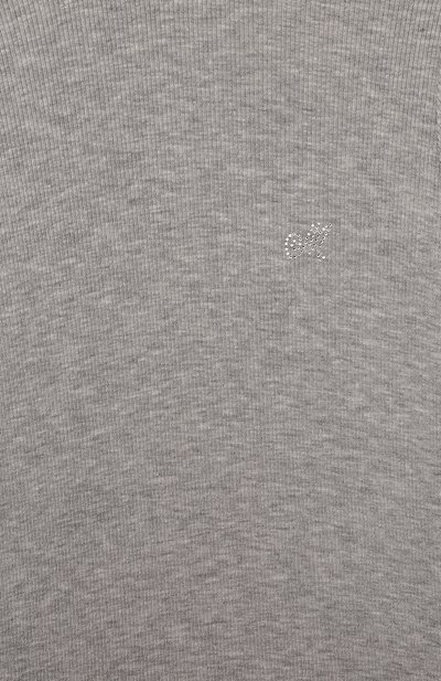 Водолазка из вискозы MONNALISA серого цвета по цене 10030 руб., арт. 17DLUC, фото 3 Водолазка из вискозы MONNALISA, арт. 17DLUC, фото 3