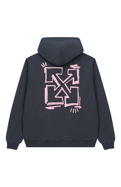 Хлопковое худи OFF-WHITE, арт. 0GBB002F26FLE0034_001, фото 2