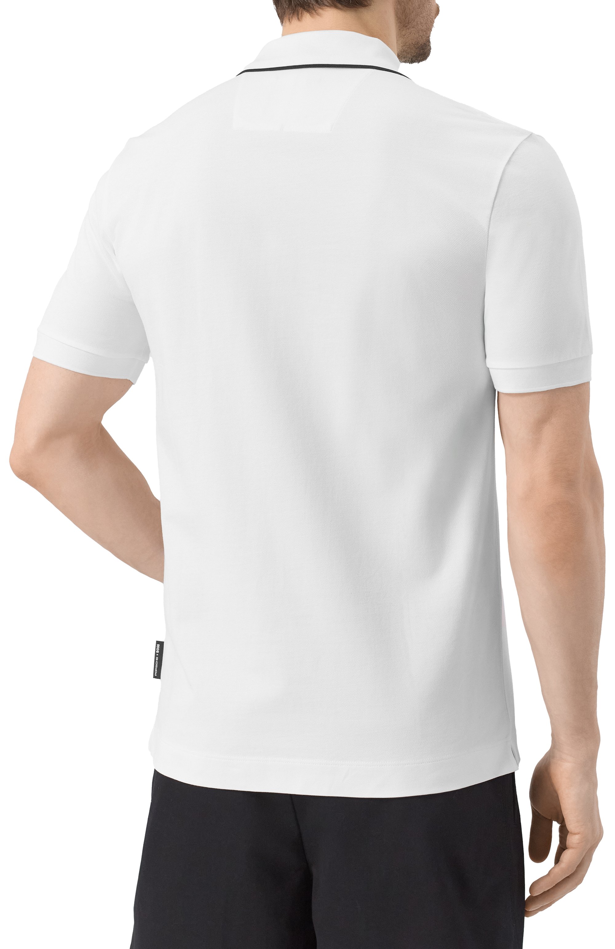 Хлопковое поло boss x porsche BOSS, арт. 50531463, фото 4