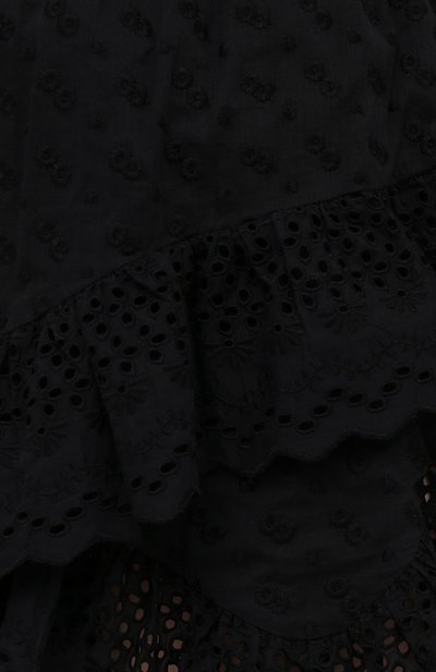 Хлопковые шорты ISABEL MARANT ETOILE черного цвета по цене 32550 руб., арт. SH0388-21P032E/TE0CADIA, фото 5 Хлопковые шорты ISABEL MARANT ETOILE, арт. SH0388-21P032E/TE0CADIA, фото 5