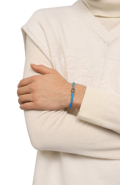 Браслет ALEXANDER MCQUEEN голубого цвета по цене 28650 руб., арт. 748251/1AAN0, фото 2 Браслет ALEXANDER MCQUEEN, арт. 748251/1AAN0, фото 2