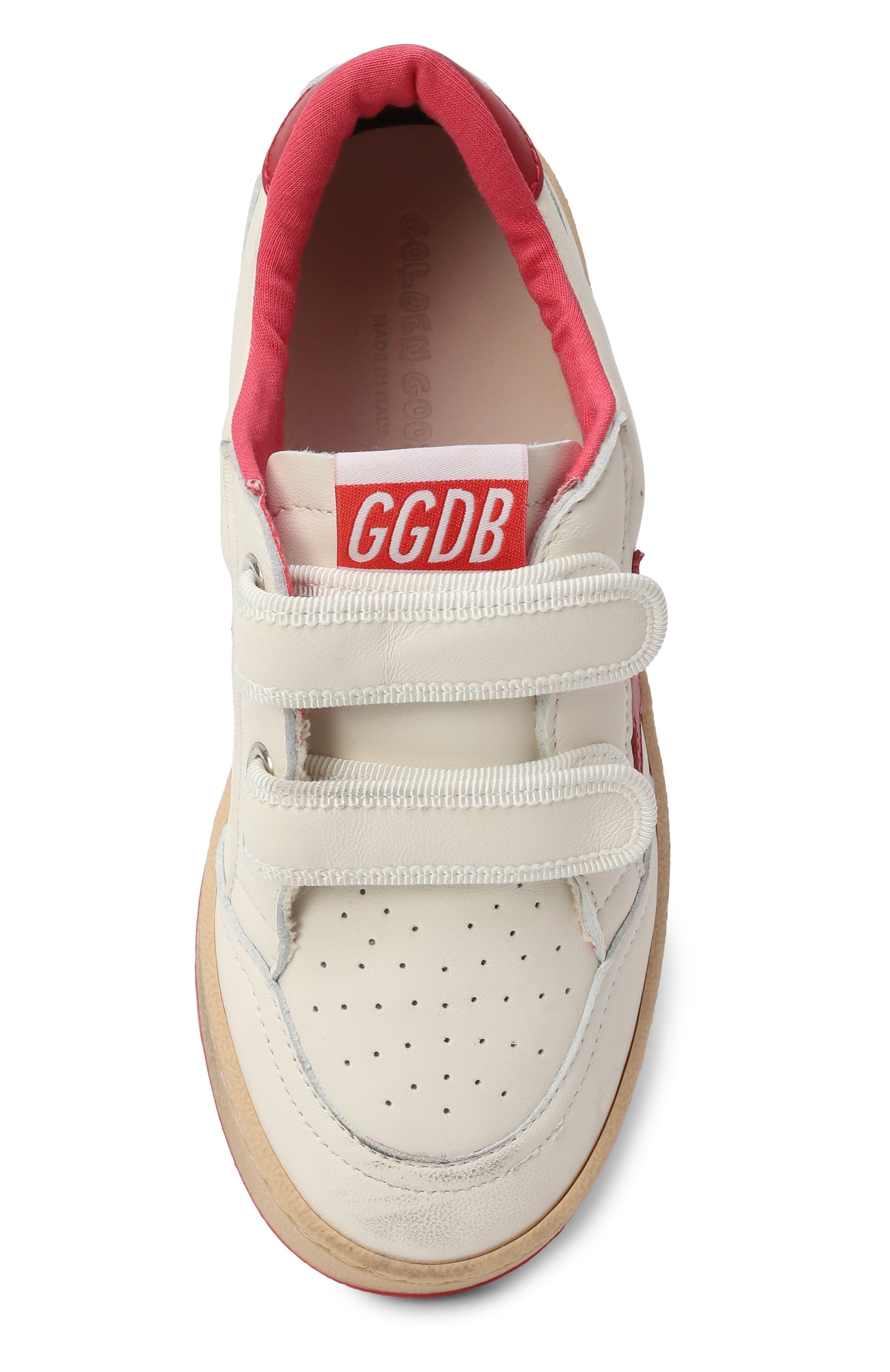 Кожаные кеды ball star GOLDEN GOOSE DELUXE BRAND, арт. GYF00501.F004247, фото 4