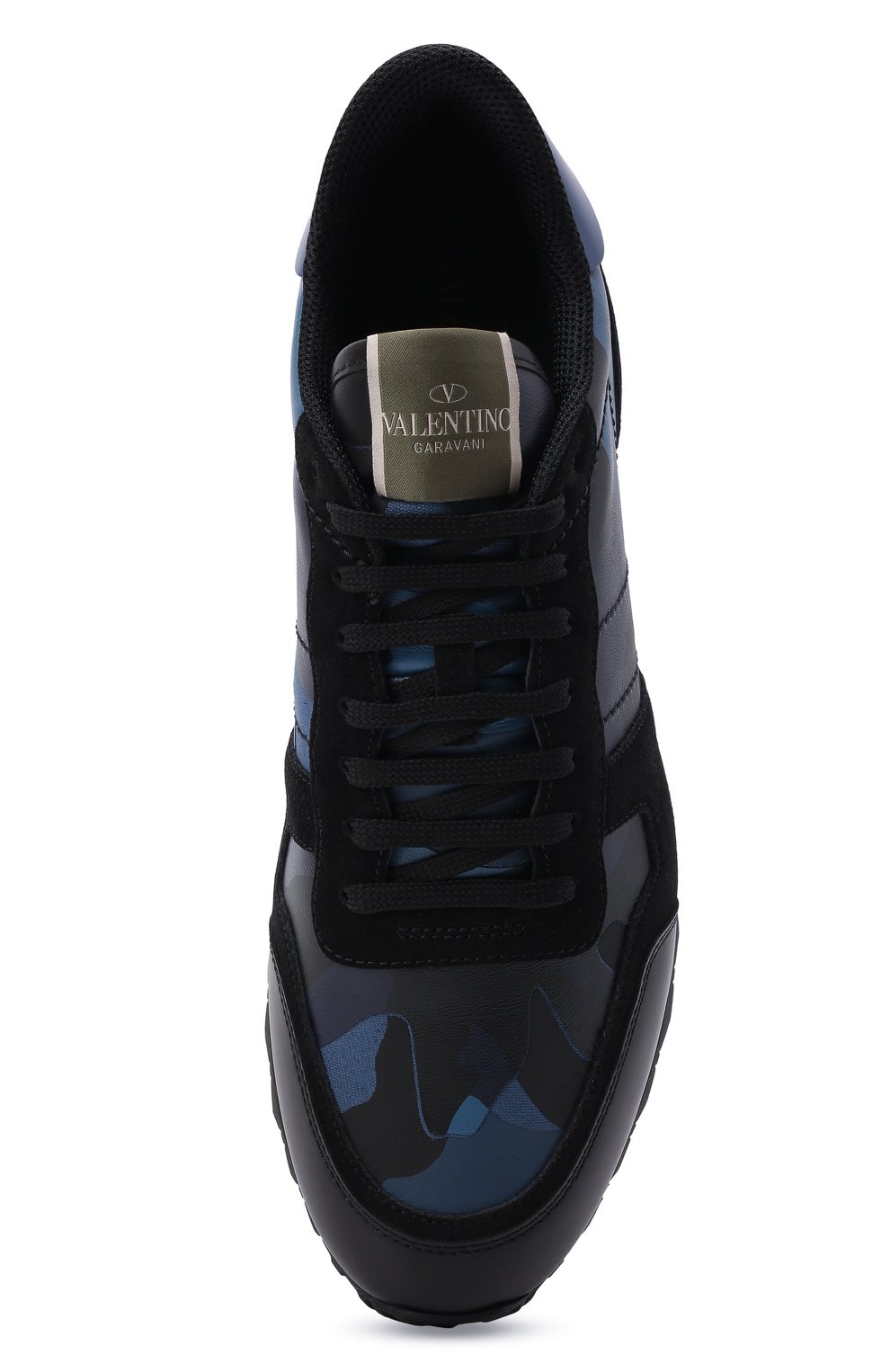 Комбинированные кроссовки rockrunner VALENTINO темно-синего цвета по цене 72450 руб., арт. XY2S0723/TCC, фото 6 Комбинированные кроссовки rockrunner VALENTINO, арт. XY2S0723/TCC, фото 6