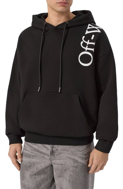 Хлопковое худи OFF-WHITE, арт. 0MBB085F26FLE0000, фото 3