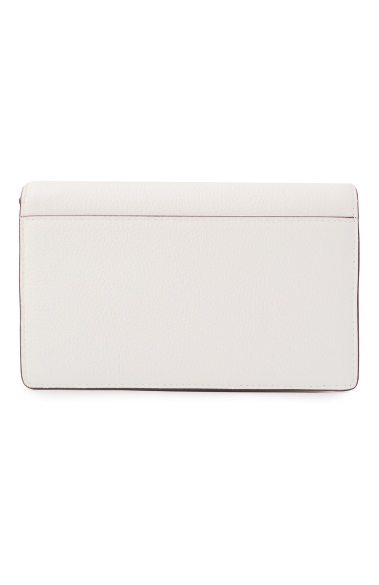 Женская сумка jet set medium MICHAEL MICHAEL KORS молочного цвета, арт. 32F4SJ6C8L | Фото 6 (Материал: Натуральная кожа; Материал сплава: Проставлено; Драгоценные камни: Проставлено; Ремень/цепочка: На ремешке; Размер: medium)