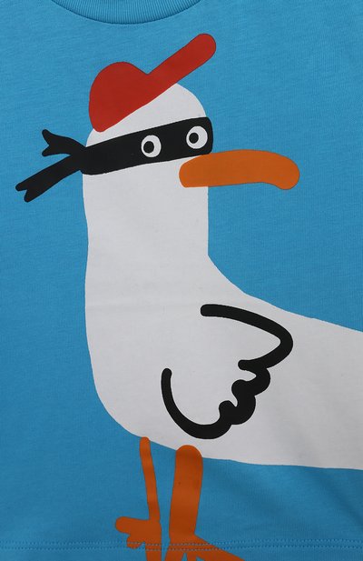 Хлопковая футболка STELLA MCCARTNEY, арт. TU8581, фото 3