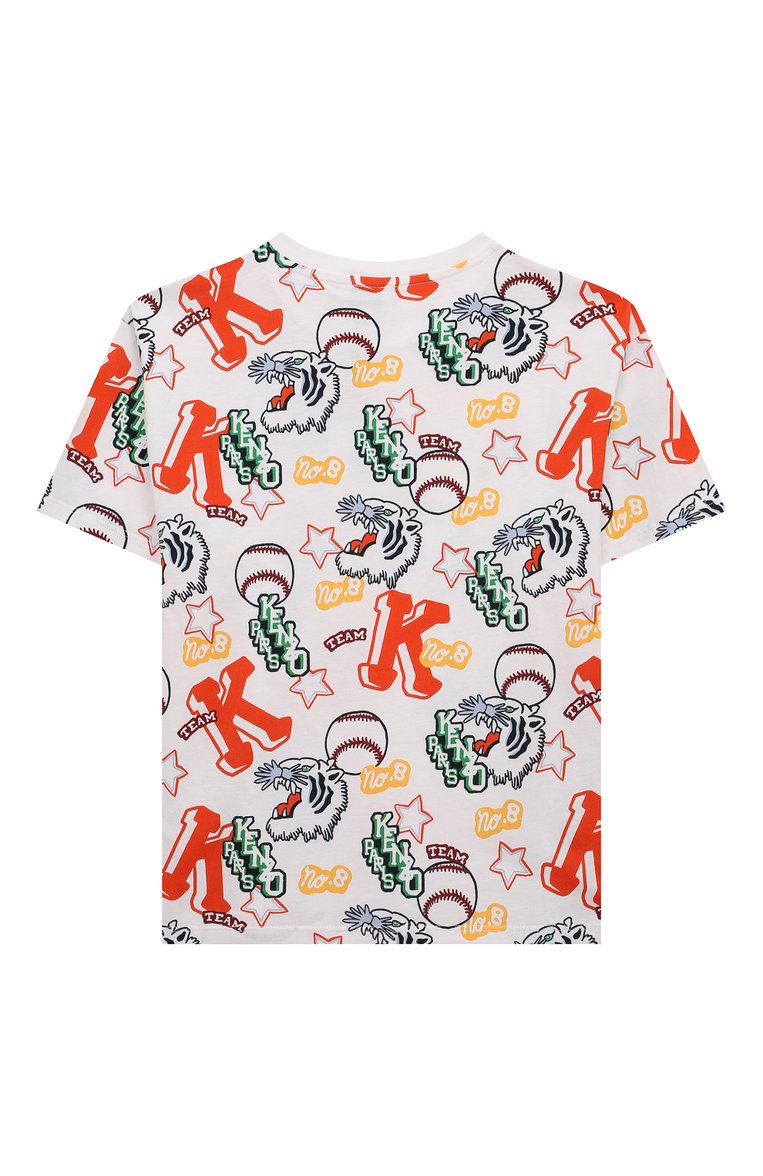 Хлопковая футболка KENZO, арт. K25866/6Y-12Y, фото 1
