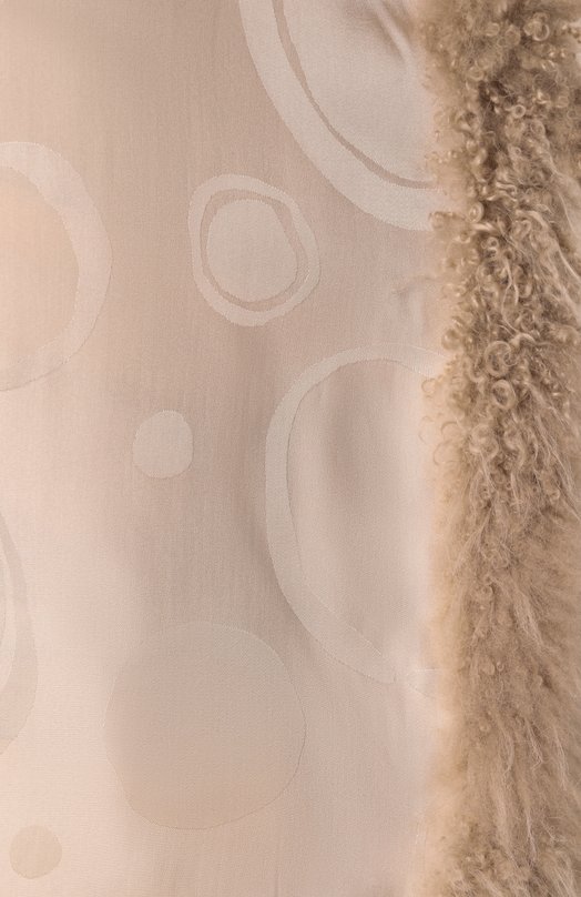 Шуба из меха козы Simonetta Ravizza F04C0136H13 Бежевый  F04C0136H13 Фото 7