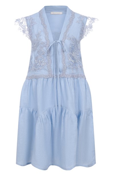 Женское платье изо льна и вискозы MAURIZIO, арт. W06050679