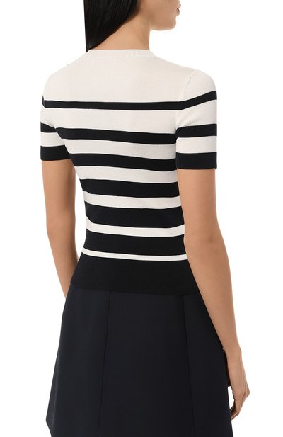 Хлопковый пуловер VALENTINO, арт. 5B3KC57P8MN, фото 4