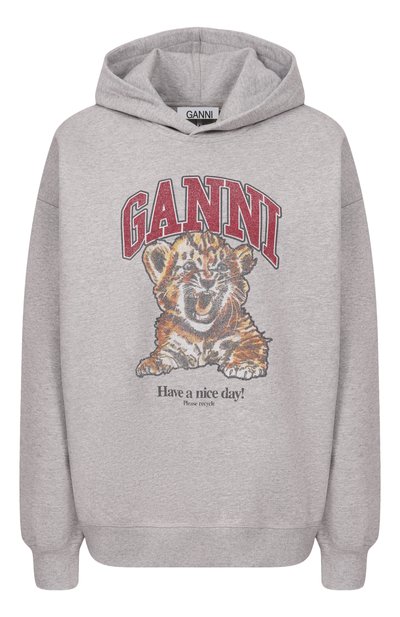 Женский хлопковое худи GANNI, арт. A1060024