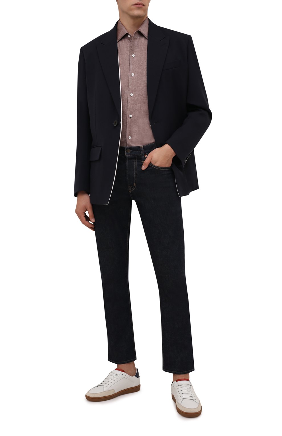 Хлопковая рубашка LORO PIANA, арт. FAD3172, фото 2