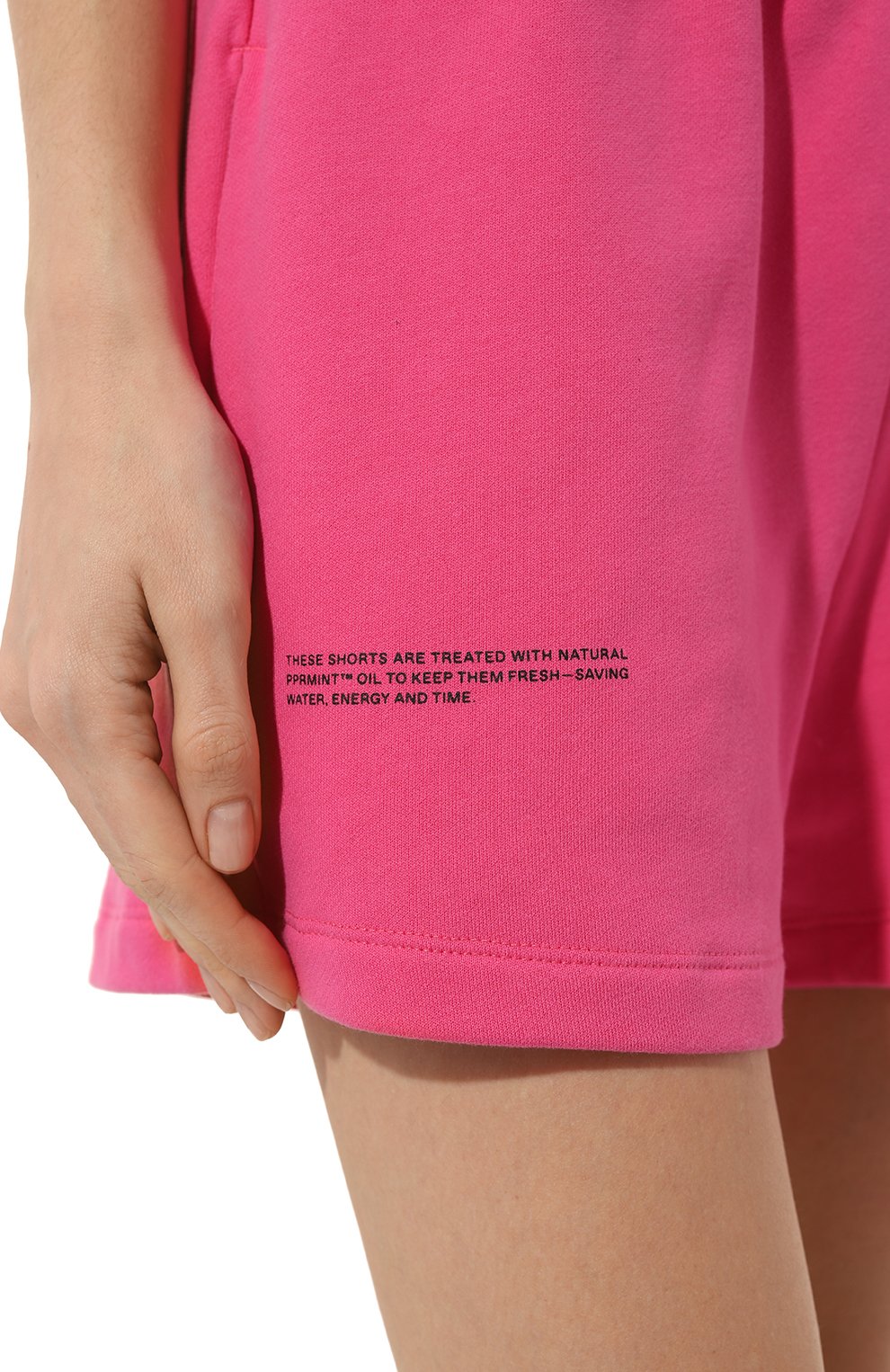 Хлопковые шорты PANGAIA розового цвета по цене 8735 руб., арт. 365 Shorts, фото 5 Хлопковые шорты PANGAIA, арт. 365 Shorts, фото 5