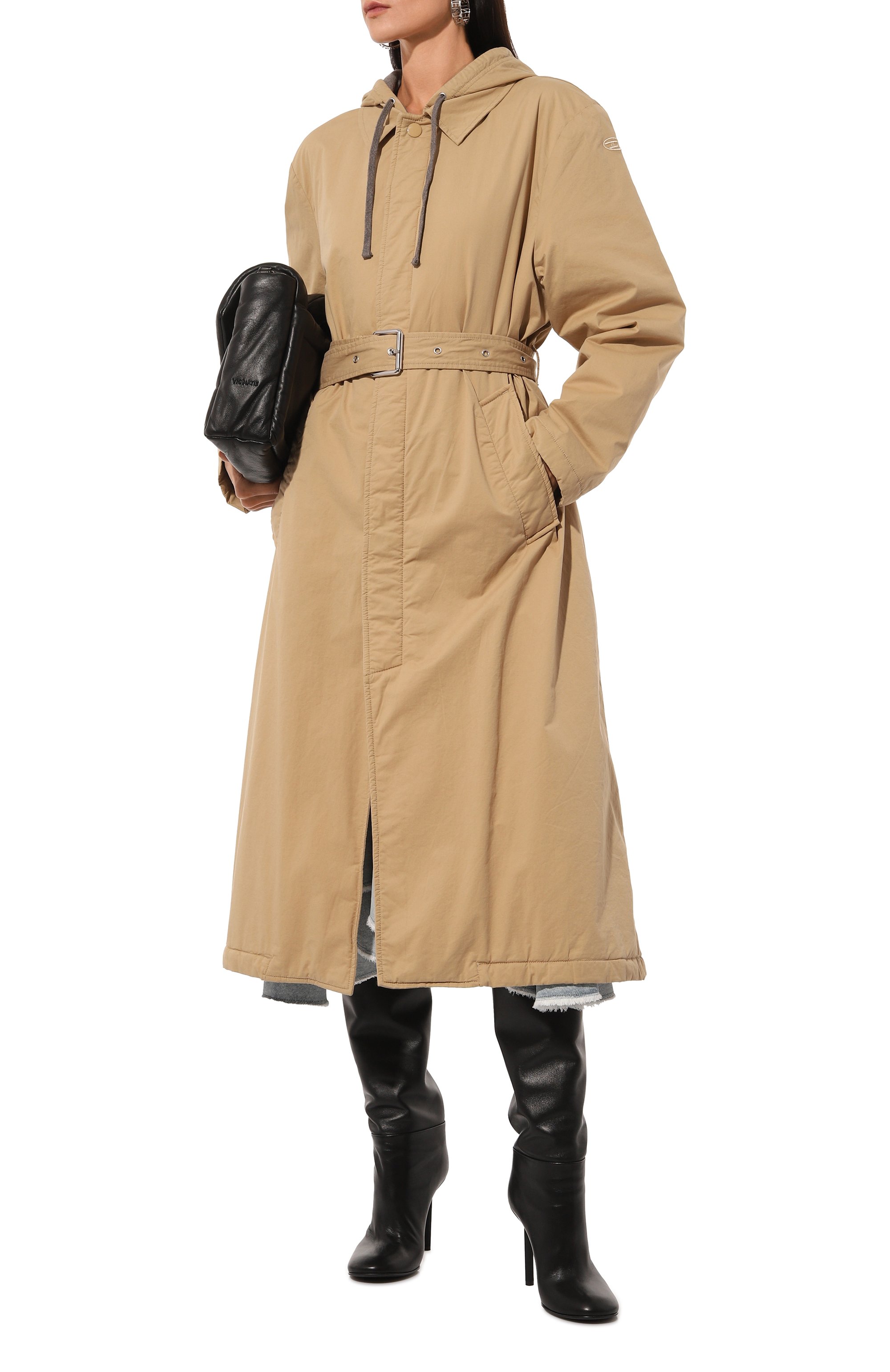 Хлопковый плащ DIESEL, арт. A14689/0CHBP, фото 2