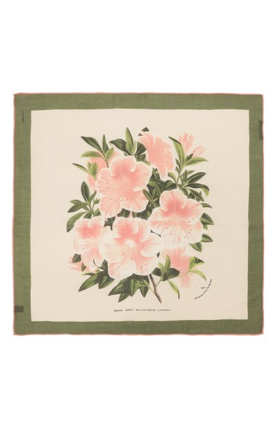 Платок из кашемира и шелка COLOMBO бежевого цвета по цене 104000 руб., арт. S7/70X70, фото 4 Платок из кашемира и шелка COLOMBO, арт. S7/70X70, фото 4