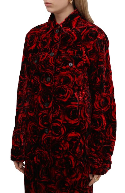 Куртка из вискозы и шелка DRIES VAN NOTEN, арт. 212-010522-3501, фото 3