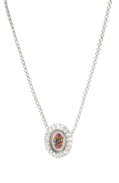 Колье с фиалкой SECRETS JEWELRY, арт. КФХС713, фото 3