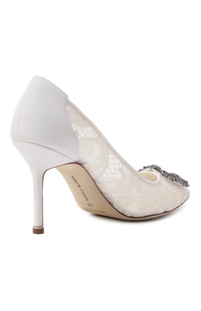 Текстильные туфли hangisi 90 MANOLO BLAHNIK, арт. 9XX-0697/LAC, фото 5