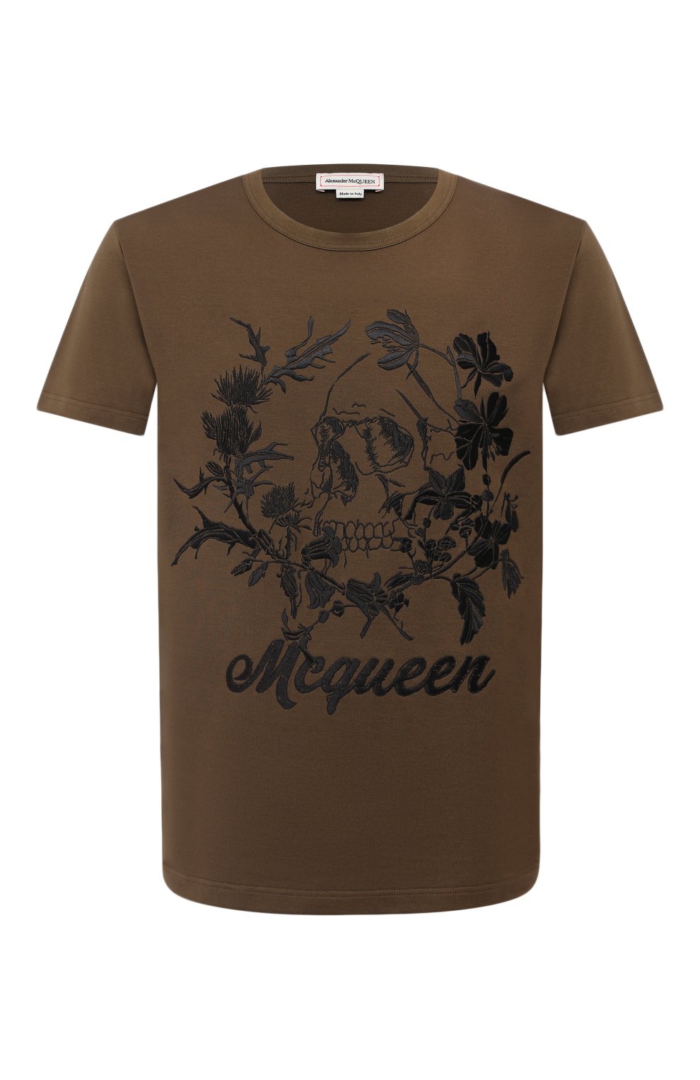 Хлопковая футболка ALEXANDER MCQUEEN, арт. 624177/QPZ63, фото 1