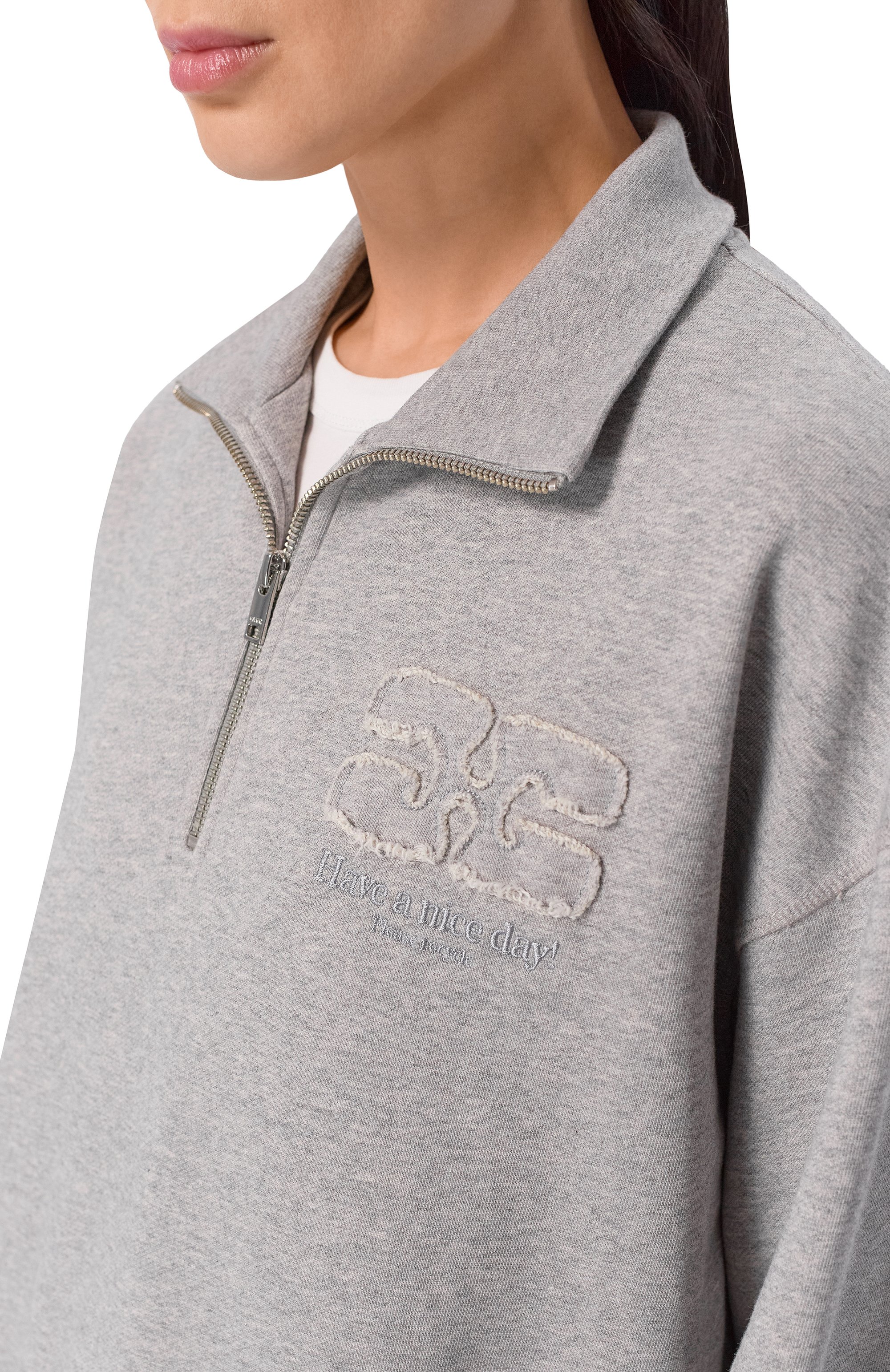 Хлопковый анорак GANNI, арт. A1060029, фото 5