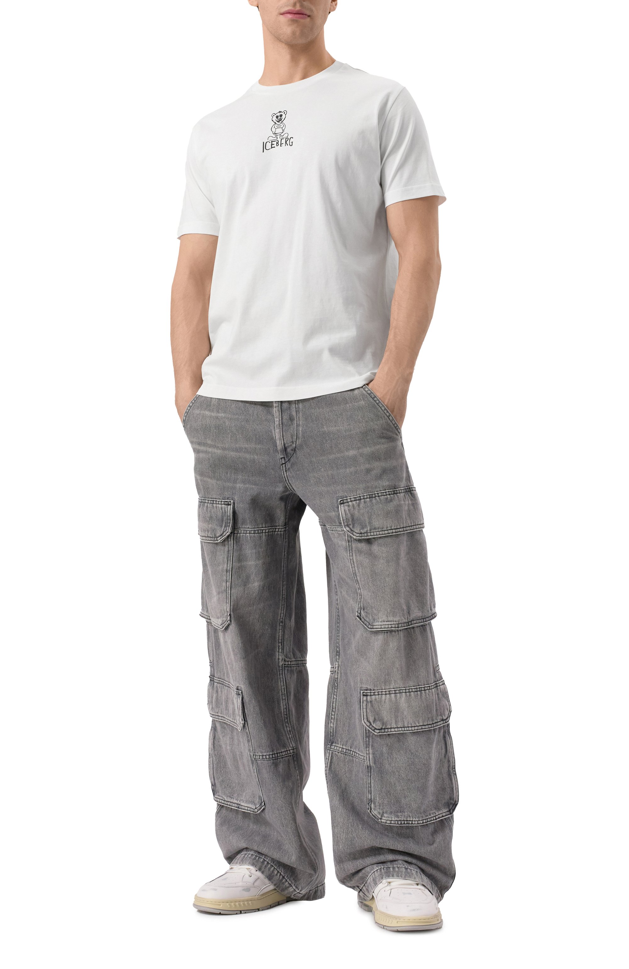 Хлопковая футболка ICEBERG, арт. F018/6306, фото 2
