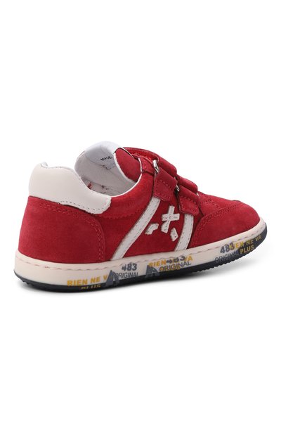 Замшевые кеды wally PREMIATA WILL BE красного цвета по цене 18500 руб., арт. 32349502/BABY WALLY V, фото 3 Замшевые кеды wally PREMIATA WILL BE, арт. 32349502/BABY WALLY V, фото 3