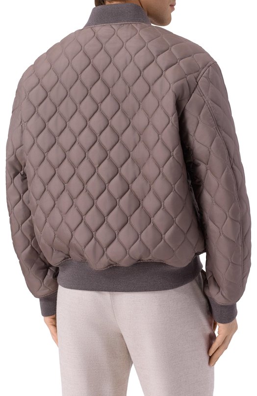 Шелковый бомбер MVST M25.1PM.0005/ZEGNA SILK Бежевый  M25.1PM.0005/ZEGNA SILK Фото 4