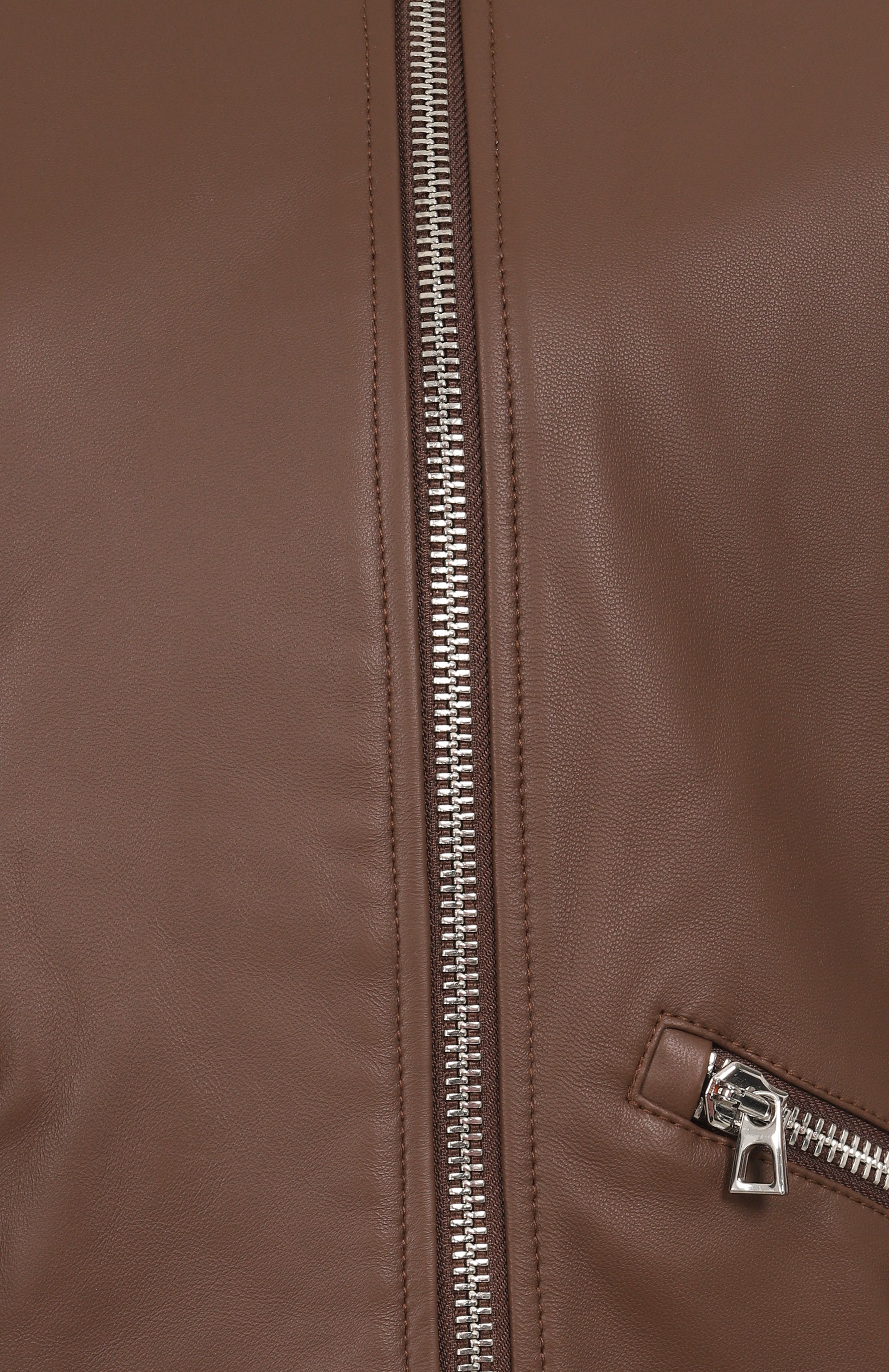 Кожаный бомбер DIEGO M, ар�т. 25EM-A101, фото 6