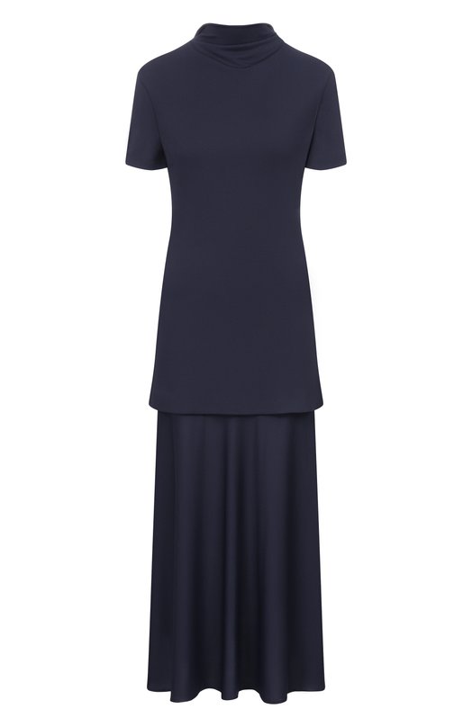 Платье из вискозы Jil Sander J04CT0111/J65016 Синий J04CT0111/J65016